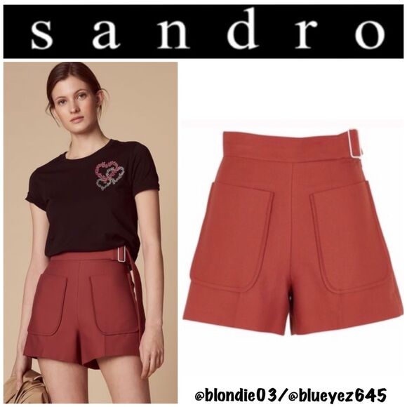 Sandro “Emos” patch pocket shorts French 40/US8 - Picture 1 of 4